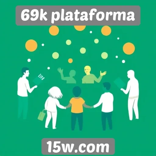 Como a comunidade interage na 69k plataforma